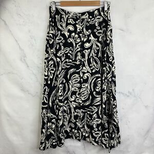 Vintage 90s Santa Cruz Skirt  Whimsigoth Midi Pockets S button Cottagecore Retro
